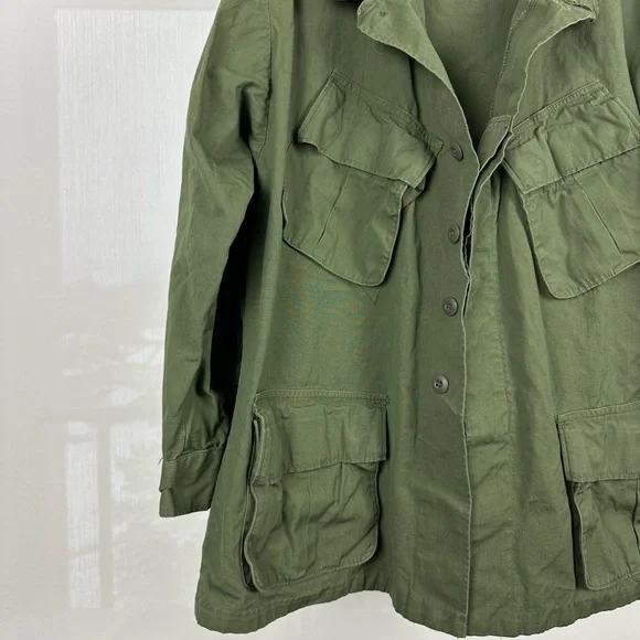 Vietnam War Era Named US Army Tropical Combat Jacket – Khaki – Size Large - Picture 9 of 14